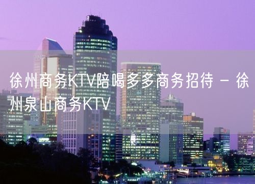 徐州商务KTV陪喝多多商务招待 – 徐州泉山商务KTV