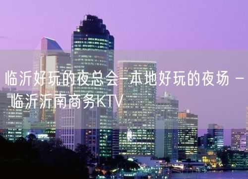 临沂好玩的夜总会-本地好玩的夜场 – 临沂沂南商务KTV